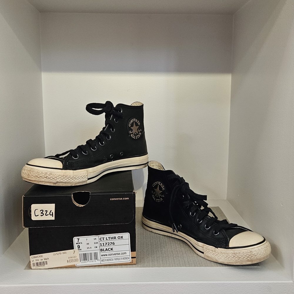 Converse Black High-Top Sneakers